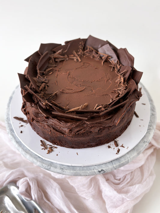 Chocolate Ganache Mud Cake